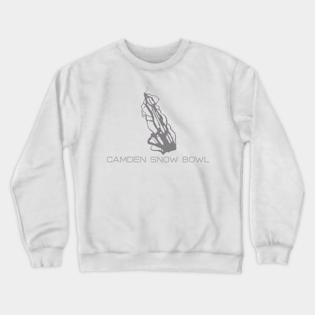 Camden Snow Bowl Resort 3D Crewneck Sweatshirt by Mapsynergy